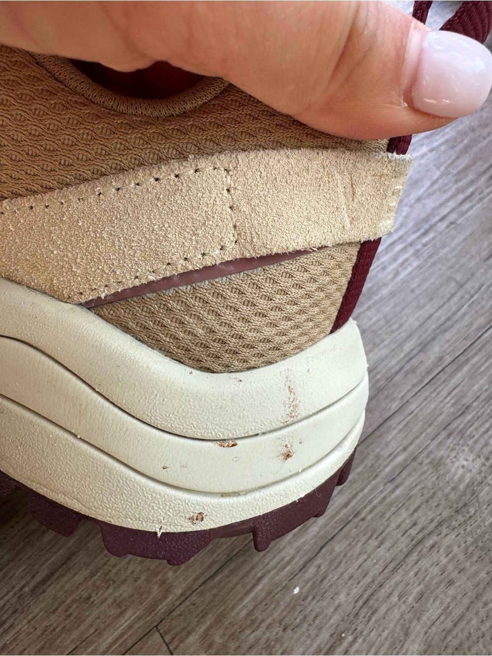 Veja Venturi suede maroon sneakers size 8.5 - Picture 9 of 10